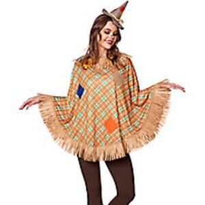 Fun World Sweet Scarecrow Adult Poncho